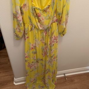 Long Pink blush dress